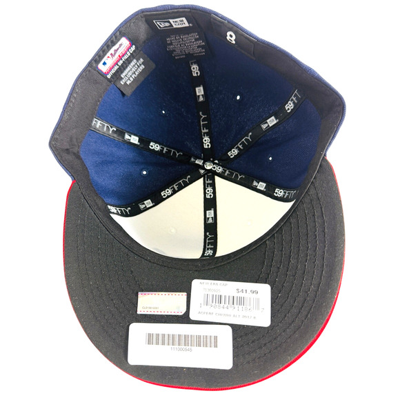 Chicago White Sox Men's Fitted Hat Size 8 MLB 59Fifty Red Blue White NWT $42 - Picture 3 of 4
